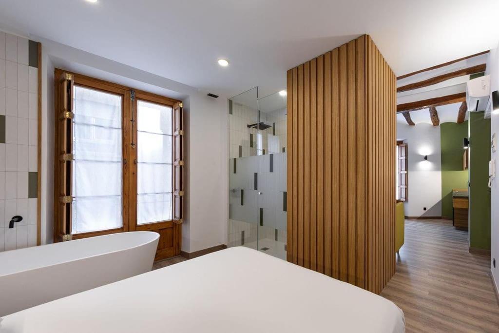 Precioso Loft Con Banera De Isla Leilighet Alcoy Eksteriør bilde
